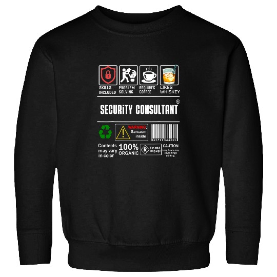Security Consultant Packaging Handling Coffee Whiskey Sweatshirts