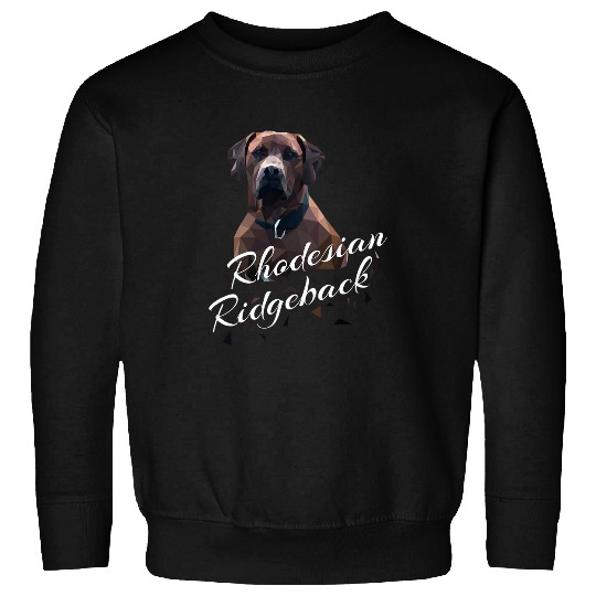 Rhodesian Ridgeback geometric drawing Sweatshirts