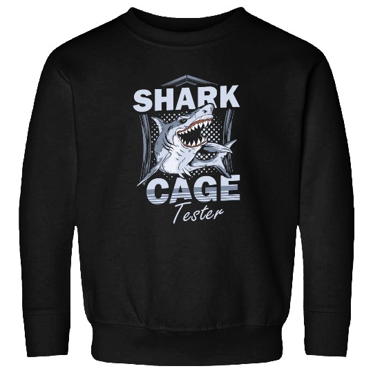 Shark Cage Tester Amputee One Leg Prosthetic User 4 Sweatshirts