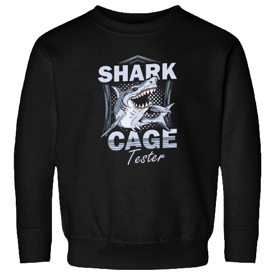 Shark Cage Tester Amputee One Leg Prosthetic User 4 Sweatshirts