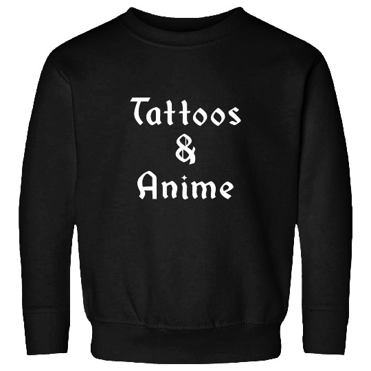 Tattoos Anime Tattoo Artist Kawaii Tattooed Goth Aesthetic Sweatshirts