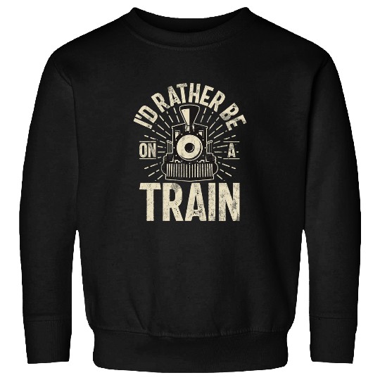 Train Lover Model Railroad Conductor Railroad Railway Train 212 Sweatshirts