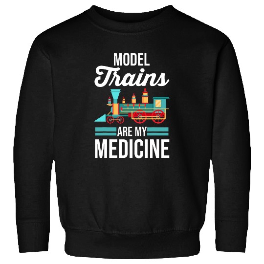 Model Train RC Railroad Railway Locomotive Sweatshirts
