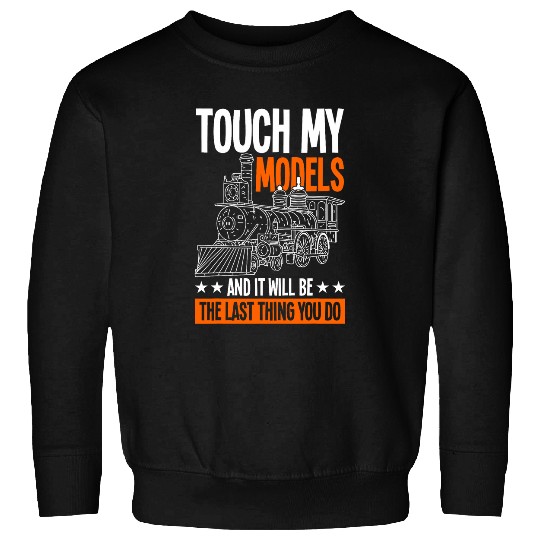 Model Railroad Collector Miniature Railway Collecting Train Sweatshirts