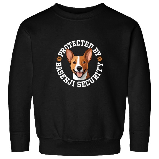 Protected by Basenji Security 1 Sweatshirts