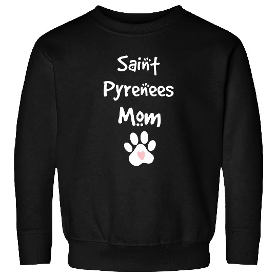 Saint Pyrenees Mom Great Pyrenees Saint Bernard Mix Breed Sweatshirts
