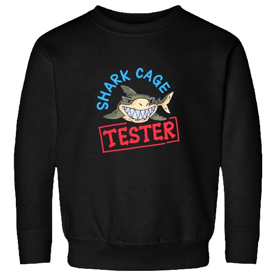Shark Cage Tester Amputee One Leg Prosthetic User 2 Sweatshirts