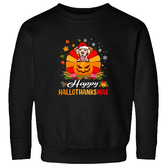 Rhodesian Ridgeback Hallothanksmas Halloween Fall Christmas Sweatshirts