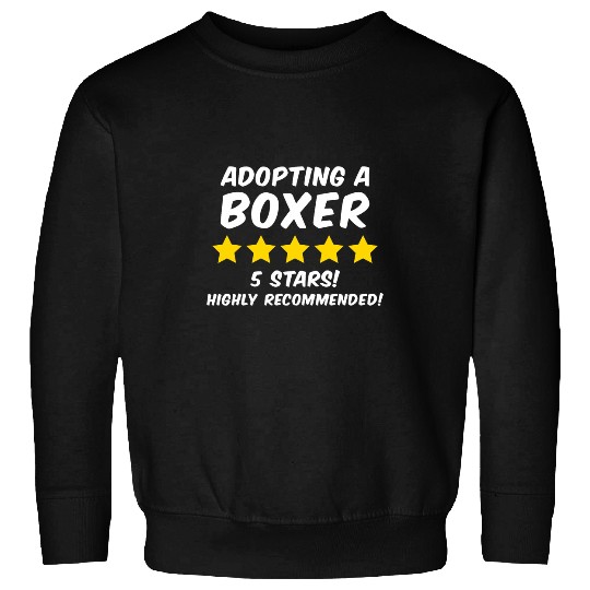 HoBo Care Boxer Rescue Adopting A Boxer 5 Stars Sweatshirts