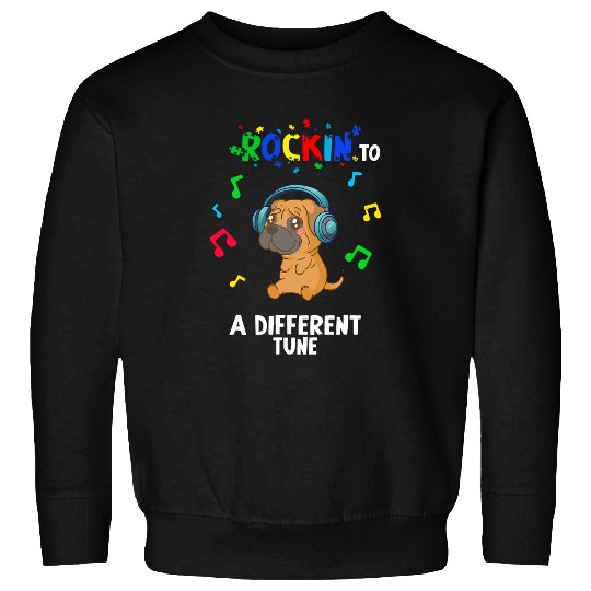 Rockin to a Different Tune Autism Warrior 5 Sweatshirts