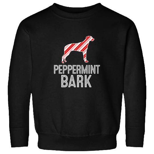 Rhodesian Ridgeback Peppermint Bark Christmas Dog Sweatshirts