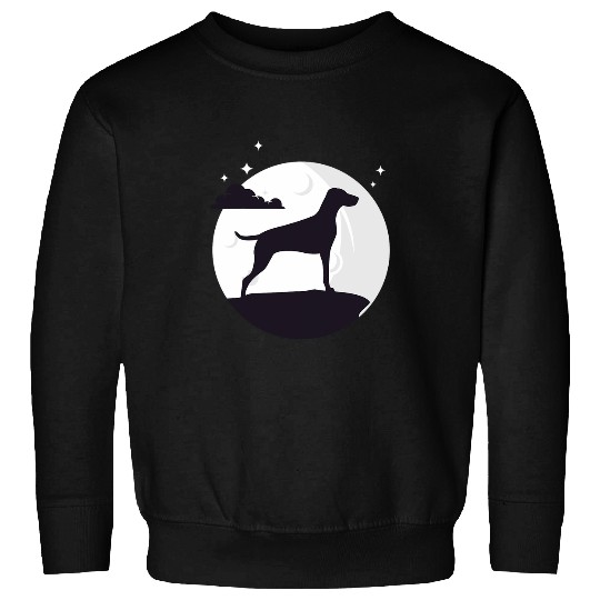 Weimaraner Dog Retro 33 Sweatshirts