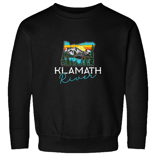 Klamath River Oregon Outdoors Wildlife Forest Camping Sweatshirts