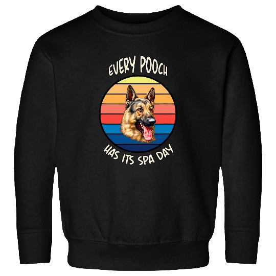 Discover German Shepherd Dog Owner Design Every Pooch Has Its Spa Day Sweatshirts