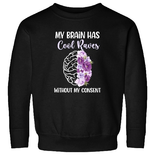 Discover My Brain Epilepsy Awareness Epilepsy Warrior Sweatshirts
