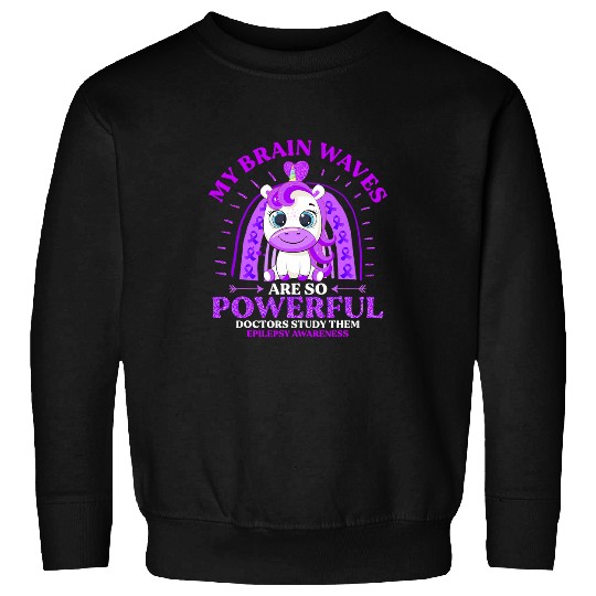 Discover My Brain Waves Are Powerful Doctor Study Epilepsy Awareness Sweatshirts