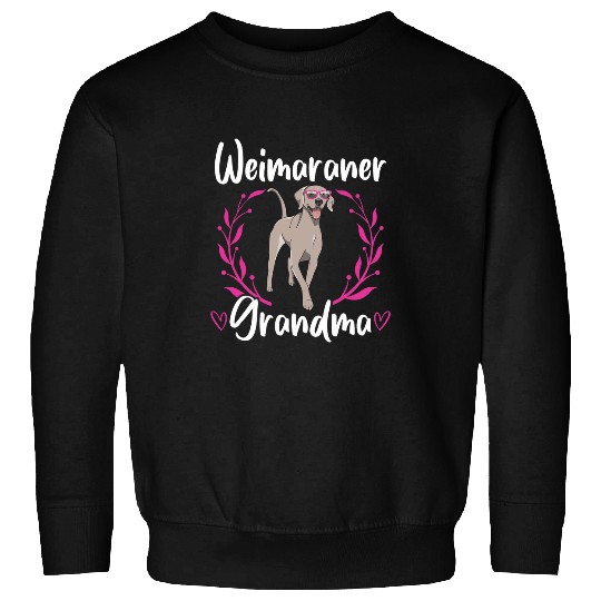 Weimaraner Grandma Dog Owner Weimaraner 5 Sweatshirts