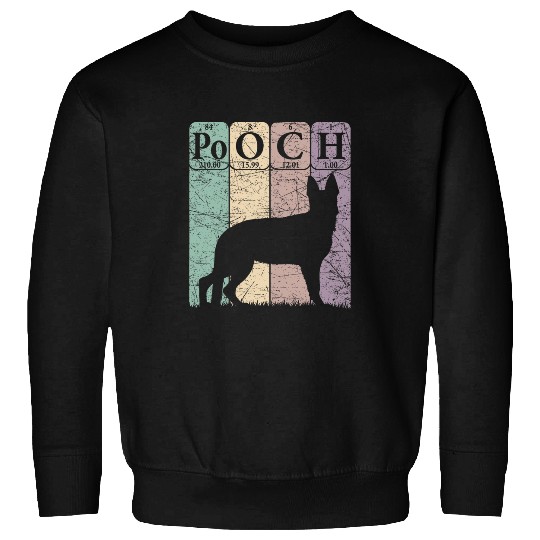 Discover German Shepherd Dog Periodic Table Elements Dog Pooch Sweatshirts