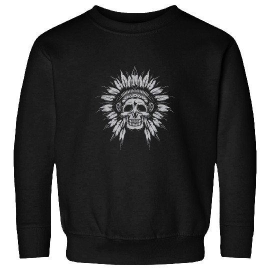 Discover Native American Gift for Kids Indian Chief Sweatshirts