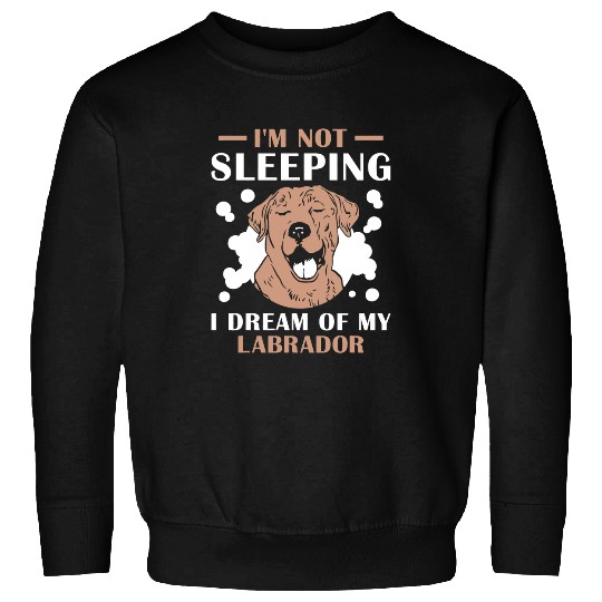 Labrador Lab Dog Im not sleeping I dream of my Labrador 3 Sweatshirts
