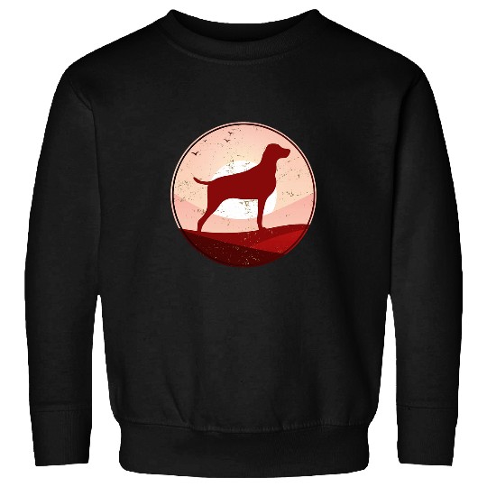 Weimaraner Dog Retro 19 Sweatshirts