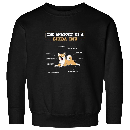 Dog Shiba Inu Cute Pet Dog Definition Animal Anatomy Of Shiba Inu Sweatshirts