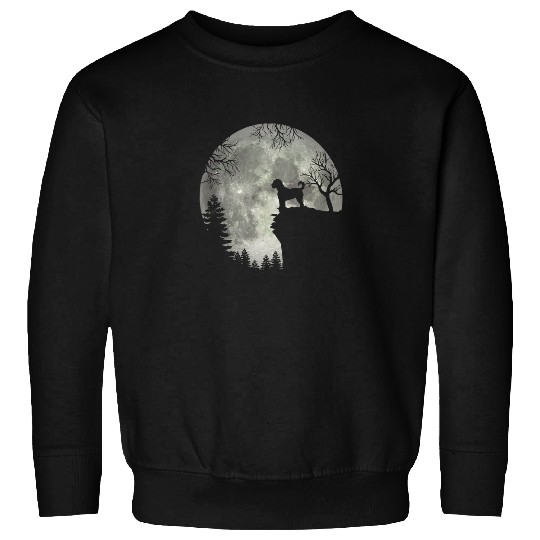 Dog Goldendoodle Goldendoodle, Groodle And Moon Halloween T-Shirt Sweatshirts