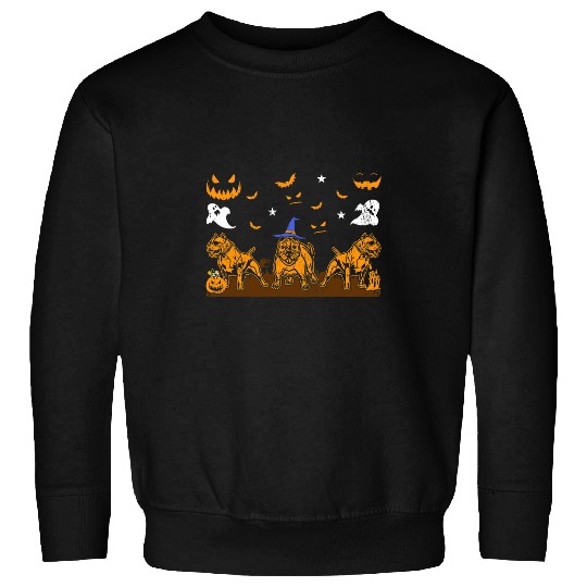 Discover Pit Bull Terrier Dog Lover Witch Hat Halloween Puppy Lover 1 Sweatshirts