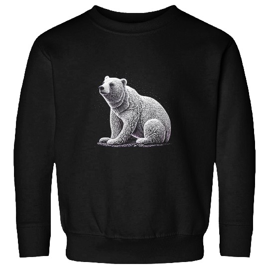 Polar Bear wild animals art animal animal Polar Bear 29 Sweatshirts