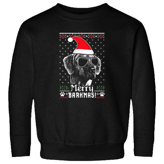 Rhodesian Ridgeback Merry Barkmas Christmas Sweatshirts