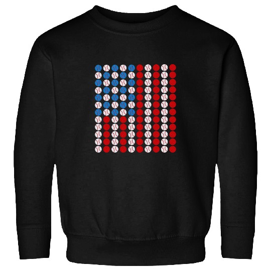 Discover Baseball USA Flag American Flag 1 Sweatshirts