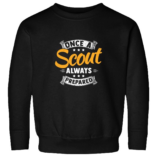 Discover Scout Camp Camping Outdoor Scouting Sweatshirts