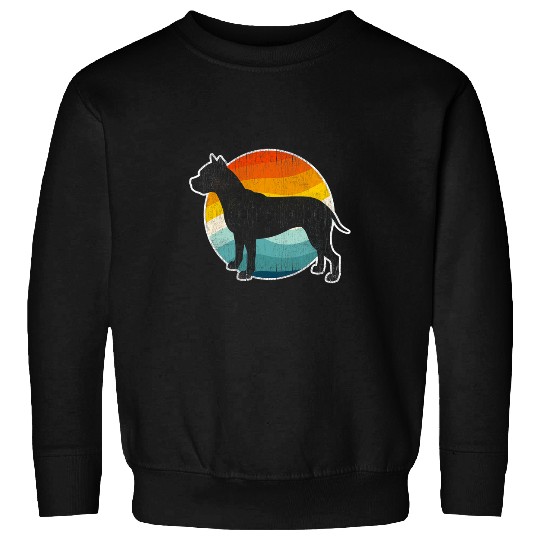 pit bull terrier dog mor dad dog 2 Sweatshirts