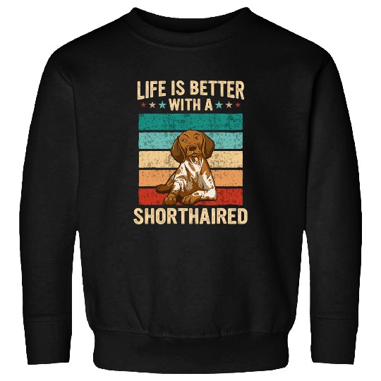 German Shorthaired Pointer Dog 1 Sweatshirts