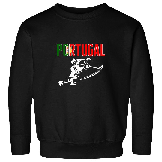 Portugal Ice Hockey Lovers Jersey Portuguese Hockey Fans 1 Sweatshirts