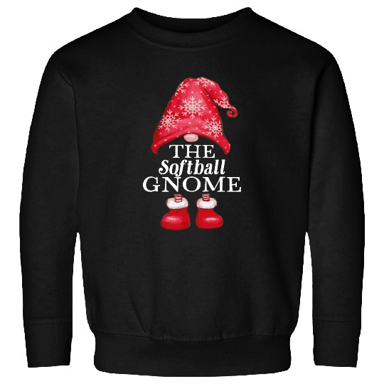 The Softball Gnome Christmas Family Matching Plaid xmass 1 Sweatshirts