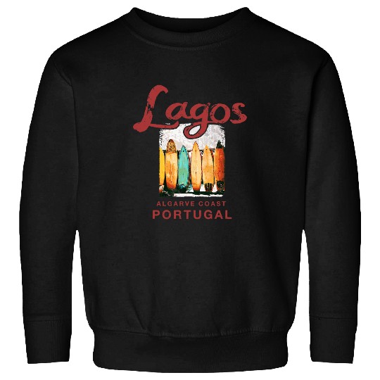 Portugal Lagos Surfing Vintage Sweatshirts
