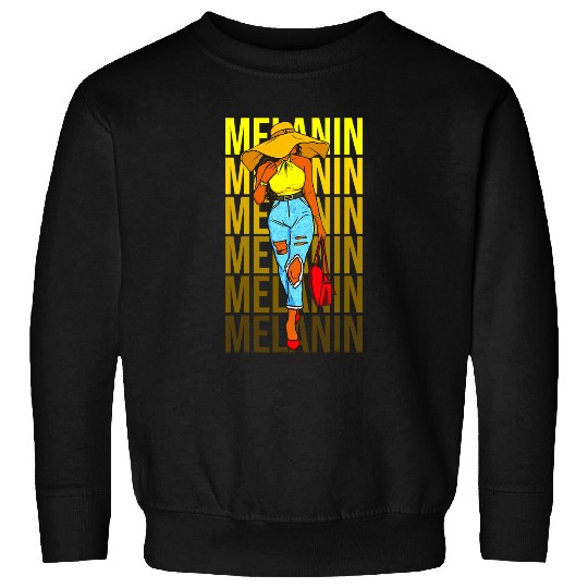 Motorcycle Melanin Bike Women Black Rider Woman Sista Girls 24 Sweatshirts