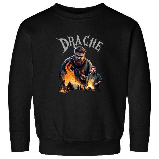 Student Cashmere Rainer with AI Dragon Camping Gift Sweatshirts