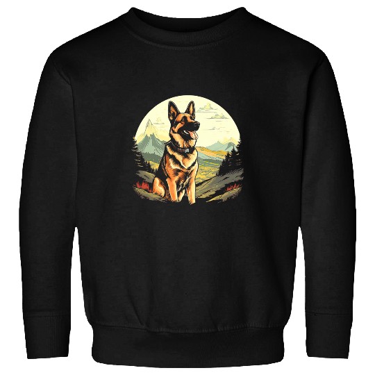 German Shepherd vintages Style 1 Sweatshirts
