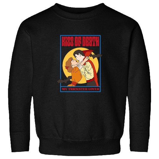 kisss Of Death My Trickster Lover Funny Vampire Sweatshirts