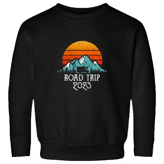 Summer Vacation Camping Outfit Road Trip Sweatshirts
