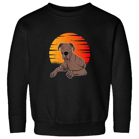 Dog Great Dane German Mastiff Great Dane Sunset 24 Sweatshirts
