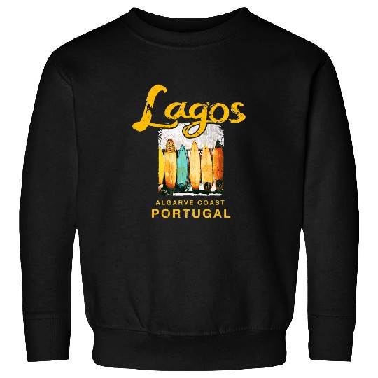 Portugal Lagos vintages Surfing Sweatshirts