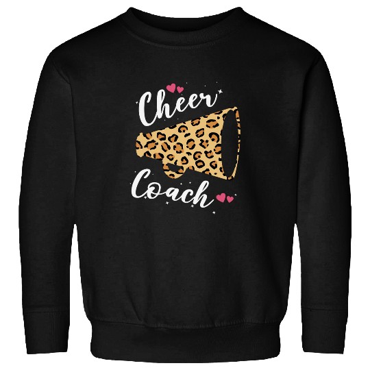 Leopard Cheer Coachs Cheerleading Cheerleader Appreciation Sweatshirts