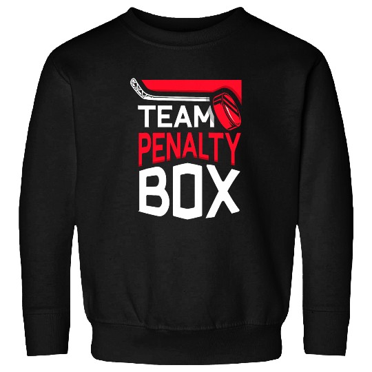 Team Penalty Box Ice Hockey Player Goalie Sweatshirts