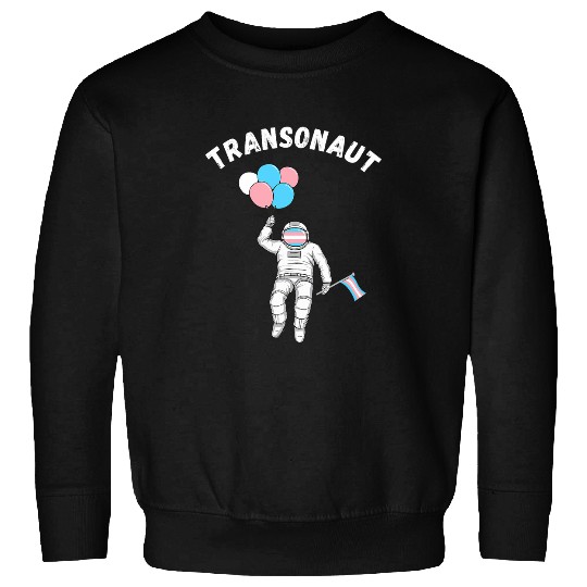 LGBTQ Astronaut Trans Pride Transgender Flag Transgender Sweatshirts