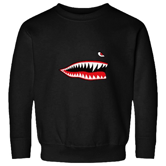 Shark Nose WW2 Fighter Nose Art Sweatshirts