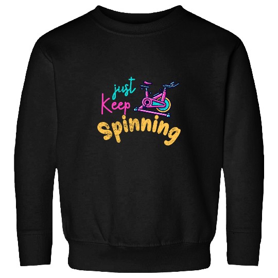 Spinning Class Indoor Rhythmic Cycling Spin Bike Workout Sweatshirts