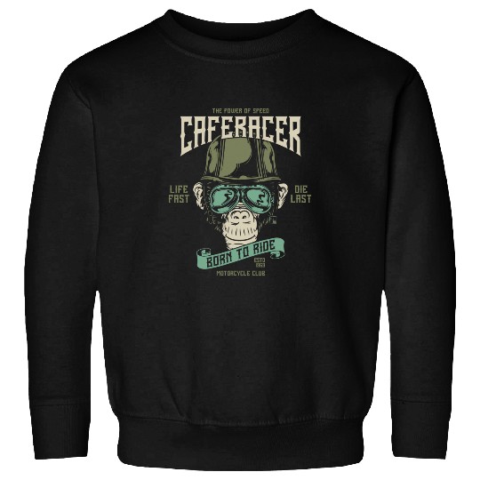 Motorcycle Cafe Racer s 2Biker men women Sweatshirts
